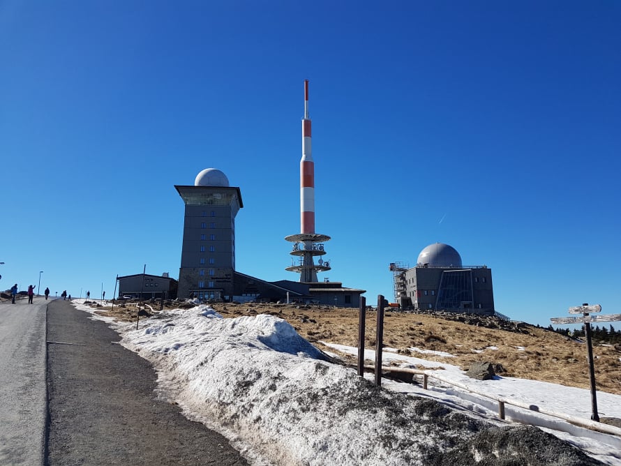 Alte Abhöranlagen können im Museum auf dem Brocken besichtigt werden. ein sehr interessantes Museum