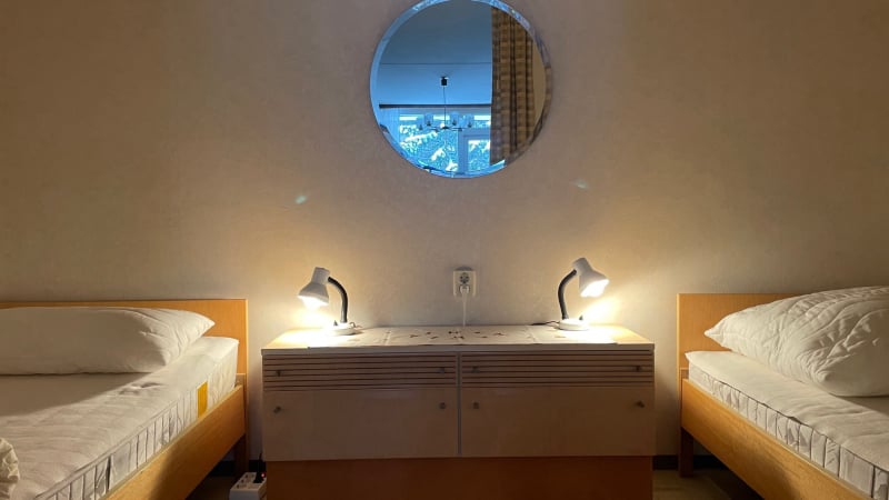 Immobilien Oberharz - Schlafbereich mit getrennten Bettent tollem Design