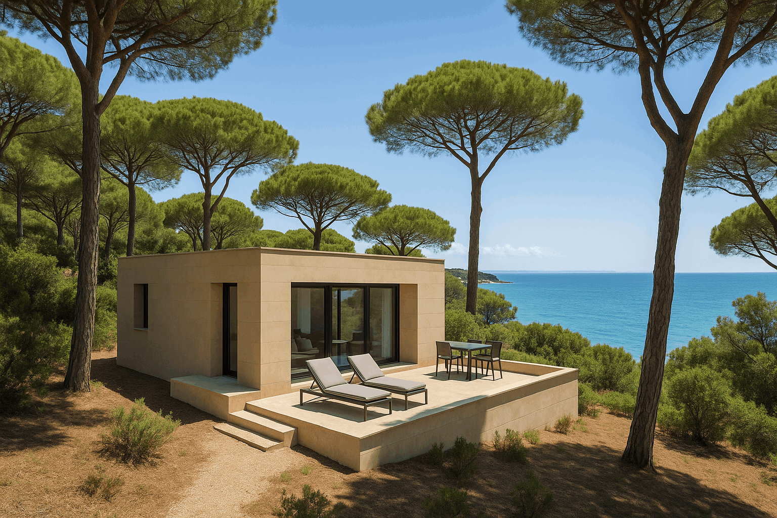 Ferienhaus in einer Wohnanlage in Italien an der Küste