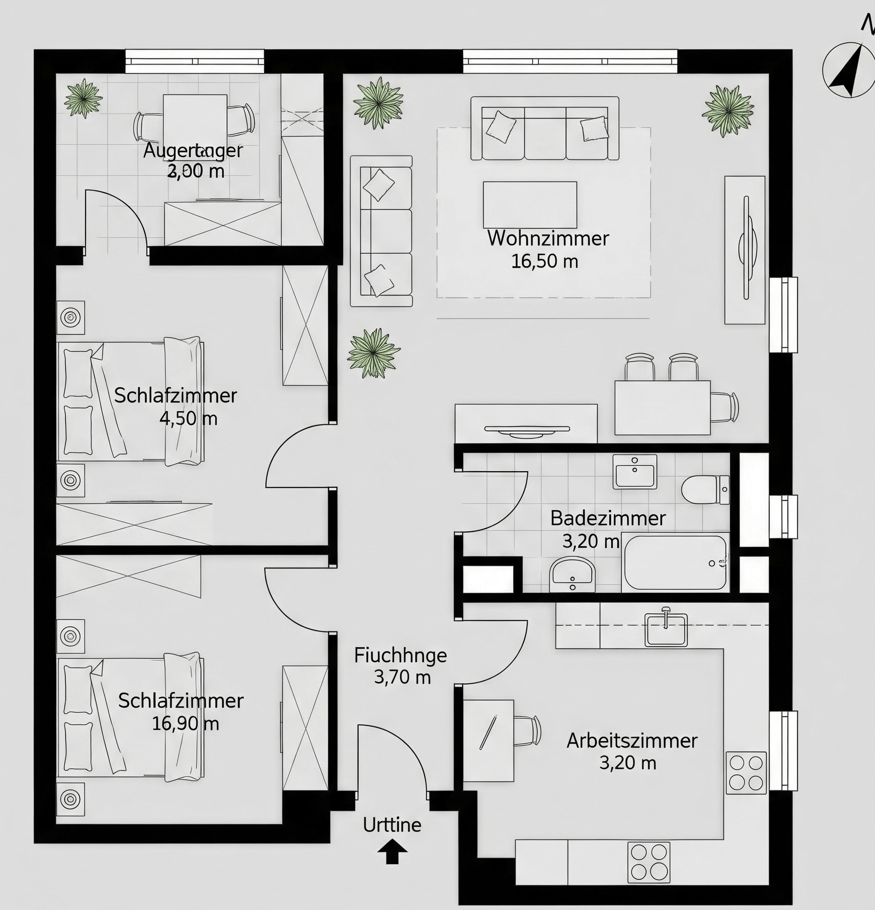 Planung Mehrfamilien 2 Etagen